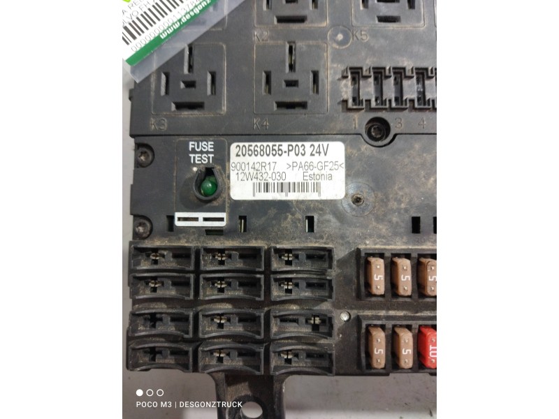 Recambio de caja reles / fusibles para volvo fh xxx 12.8 diesel referencia OEM IAM 20568055  