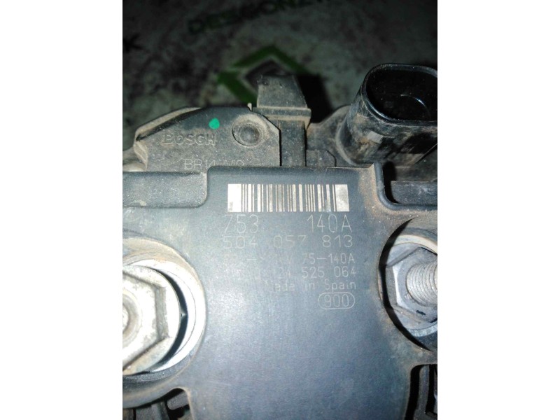 Recambio de alternador para iveco daily caja cerrada (2006 =>) referencia OEM IAM 504057813 0124525064 