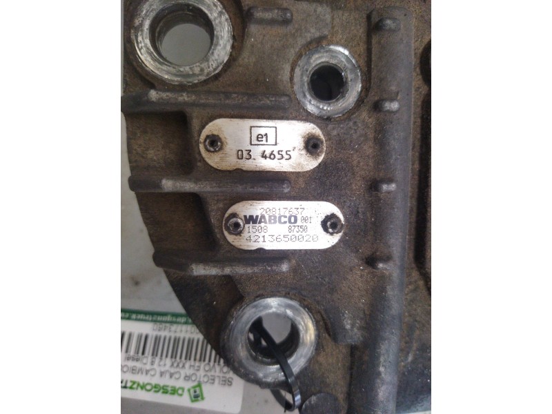 Recambio de selector caja cambios para volvo fh xxx 12.8 diesel referencia OEM IAM 20817637 42113650020 