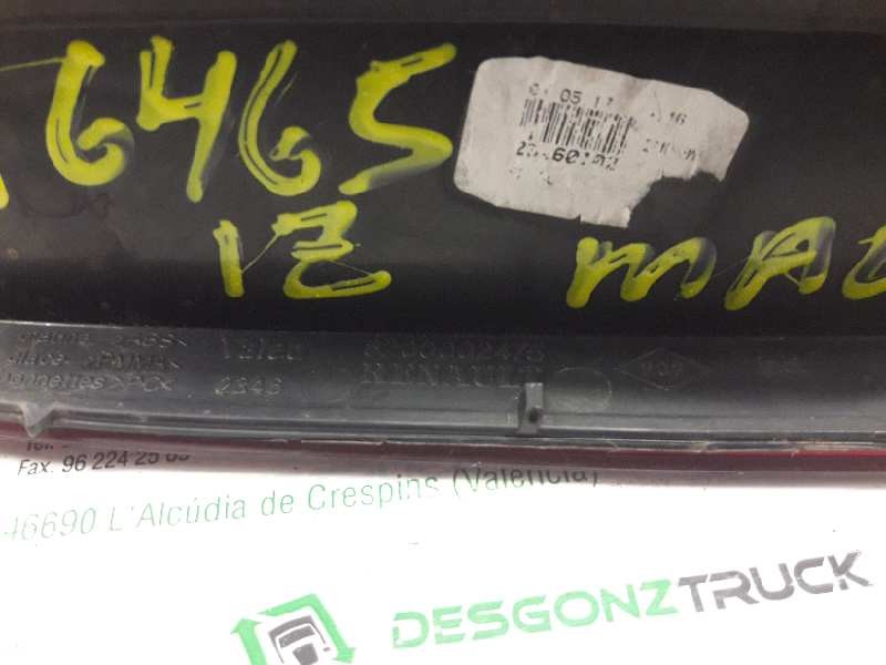 Recambio de piloto trasero izquierdo para renault laguna ii (bg0) authentique referencia OEM IAM 8200002475 PORTON 