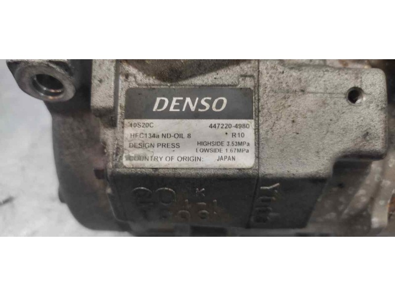 Recambio de compresor aire acondicionado para chrysler voyager (rg) 2.5 crd executive referencia OEM IAM 4472204980  