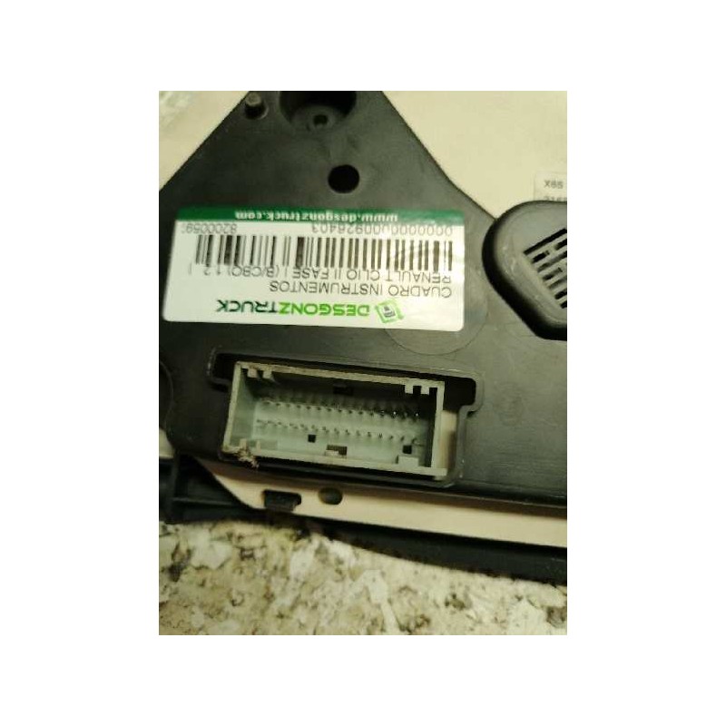 Recambio de cuadro instrumentos para renault clio ii fase i (b/cbo) 1.2 referencia OEM IAM 8200059763 NS0000184L 