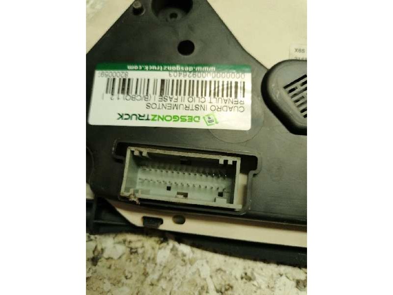 Recambio de cuadro instrumentos para renault clio ii fase i (b/cbo) 1.2 referencia OEM IAM 8200059763 NS0000184L 
