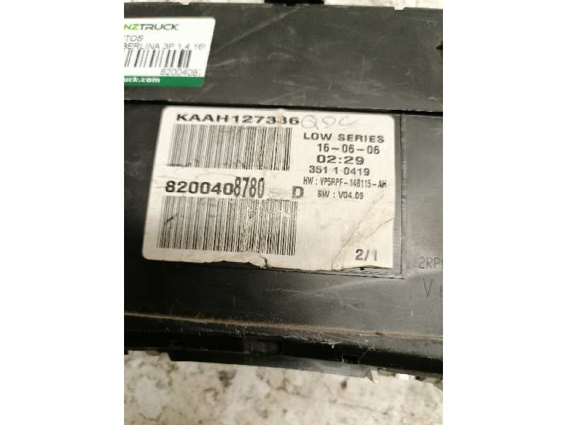 Recambio de cuadro instrumentos para renault megane ii berlina 3p 1.4 16v referencia OEM IAM 8200408780D 35110419 