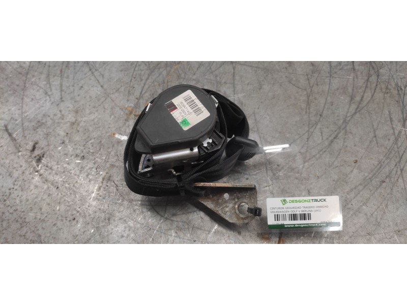 Recambio de cinturon seguridad trasero derecho para volkswagen golf v berlina (1k1) conceptline (e) referencia OEM IAM 606471400