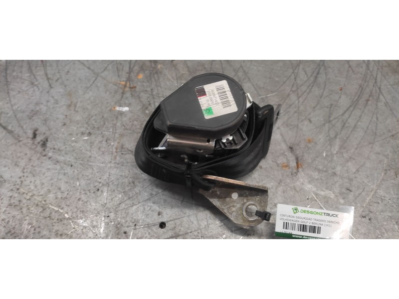 Recambio de cinturon seguridad trasero derecho para volkswagen golf v berlina (1k1) conceptline (e) referencia OEM IAM 606471400