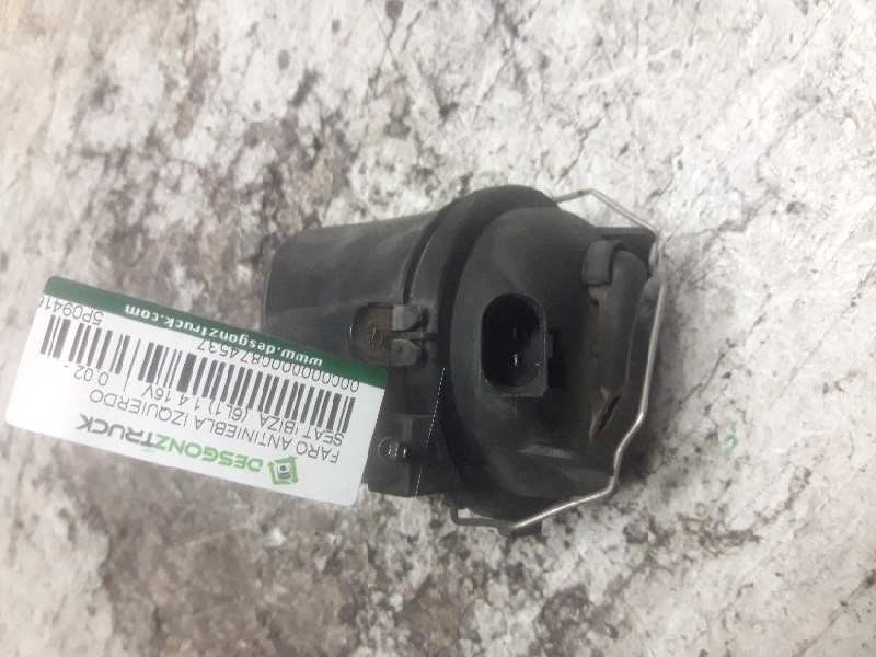 Recambio de faro antiniebla izquierdo para seat ibiza (6l1) 1.4 16v referencia OEM IAM 5P0941699A 2 PINS 