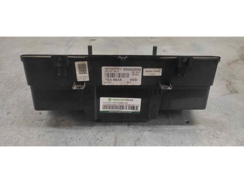 Recambio de cuadro instrumentos para volkswagen caddy ka/kb (2k) furg. referencia OEM IAM 1T0920863A  