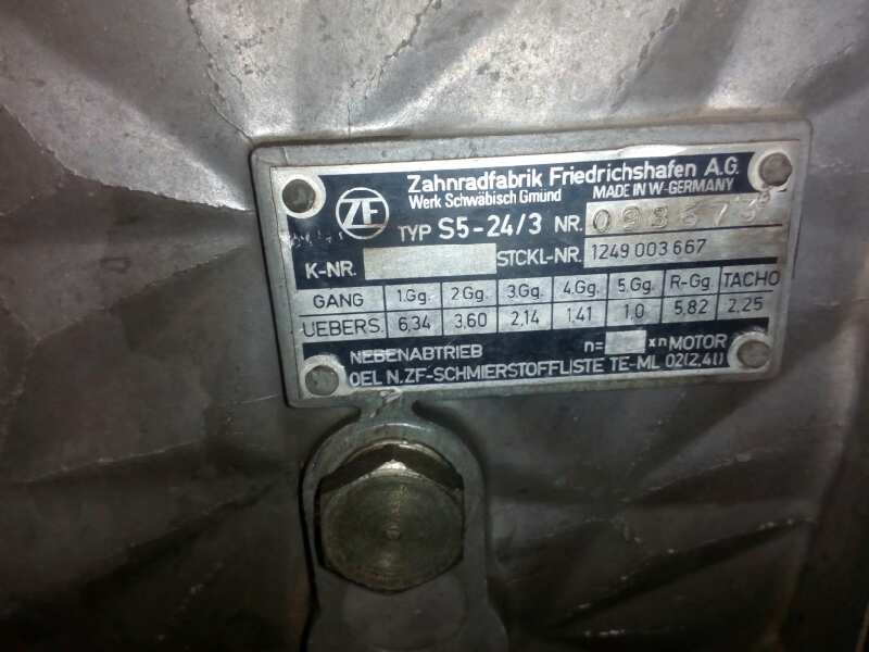 Recambio de caja cambios para renault trucks b-(1982-1994) b-90 referencia OEM IAM S5243 1249003667 0498673