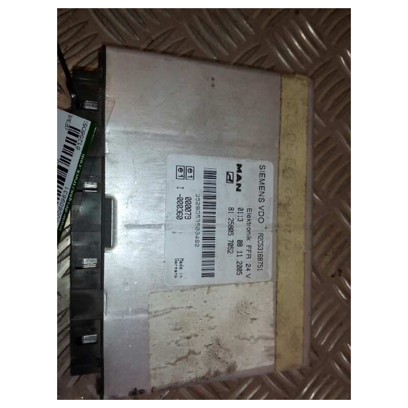 Recambio de modulo electronico para man tg - a 18.xxx fg / bb   (e3/e4) l referencia OEM IAM 81258057052  