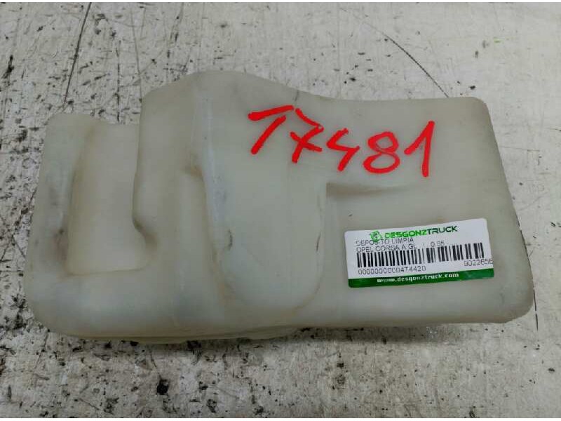 Recambio de deposito limpia para opel corsa a gl referencia OEM IAM 90226560  