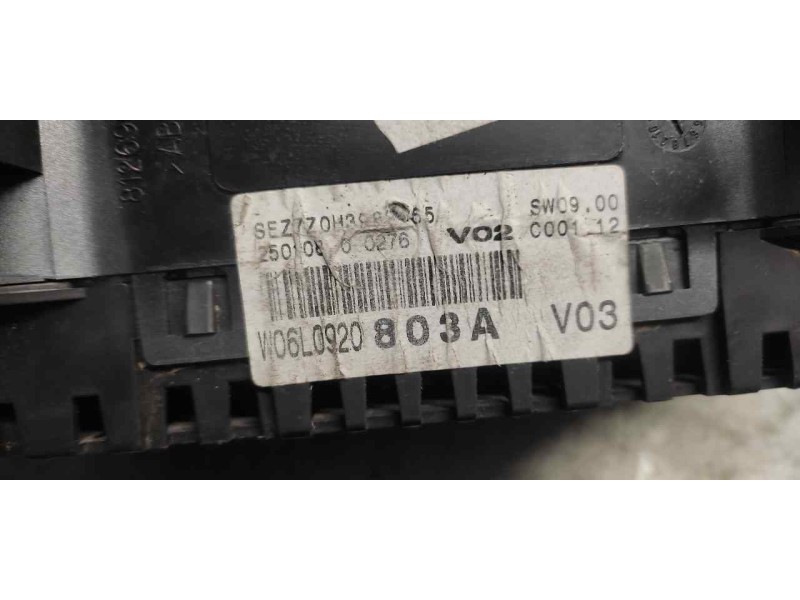 Recambio de cuadro instrumentos para seat ibiza (6l1) referencia OEM IAM 6L0920803A 11008004040A 