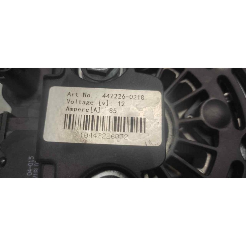 Recambio de alternador para renault megane i fase 2 berlina (ba0) 1.4 e referencia OEM IAM 4422260218  