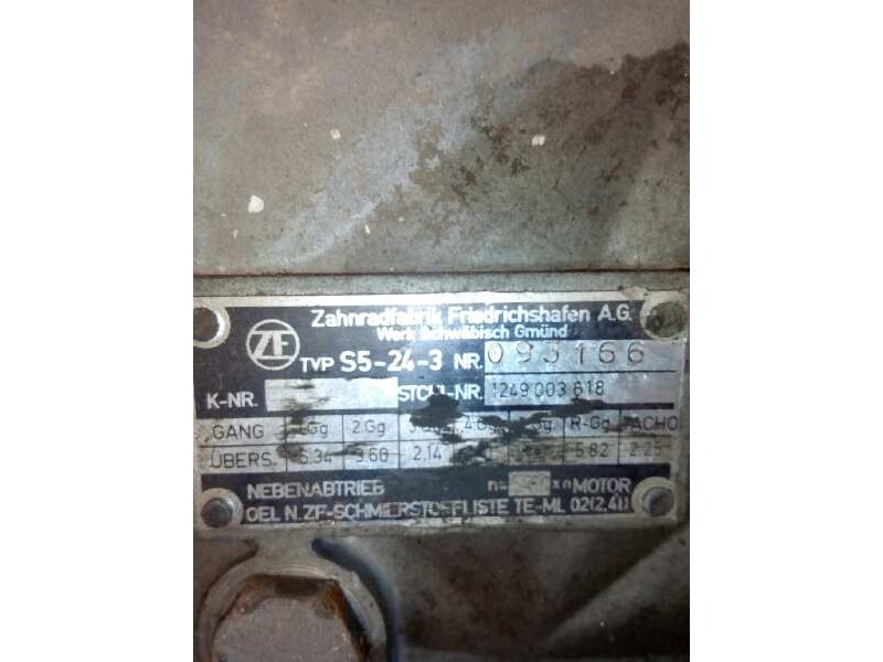 Recambio de caja cambios para renault trucks midliner s 110.06/a (103cv) referencia OEM IAM S5243 093166 1249003618