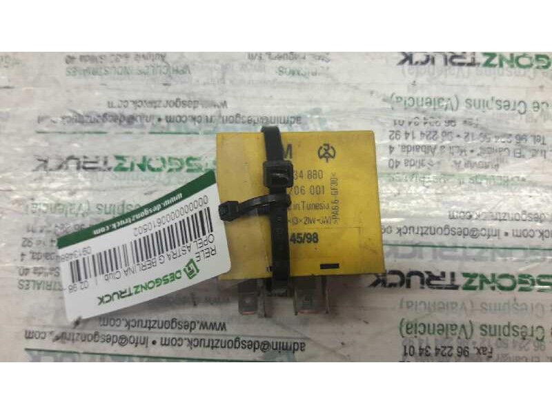 Recambio de rele para opel astra g berlina club referencia OEM IAM 09134880  
