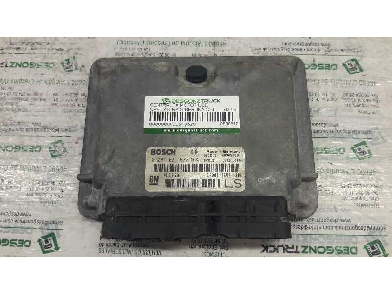 Recambio de centralita motor uce para opel astra g berlina club referencia OEM IAM 98589736 0281001670 