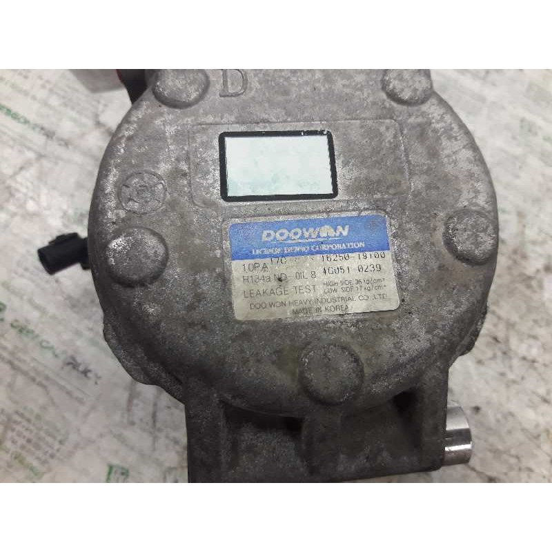 Recambio de compresor aire acondicionado para kia carens 2.0 crdi ex monovolumen referencia OEM IAM 1625019100 4G0510239 