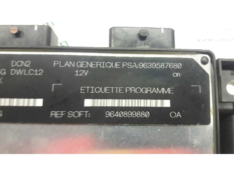 Recambio de centralita motor uce para peugeot 206 berlina xr referencia OEM IAM 9639587680 9640899880 