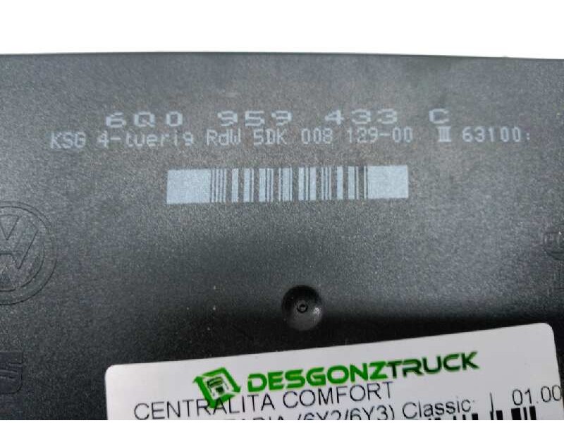 Recambio de centralita comfort para skoda fabia (6y2/6y3) classic referencia OEM IAM   
