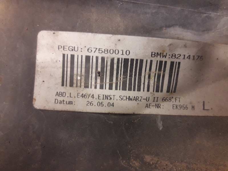 Recambio de estribo izquierdo para bmw serie 3 berlina (e46) 320d referencia OEM IAM 67580010 8214175 