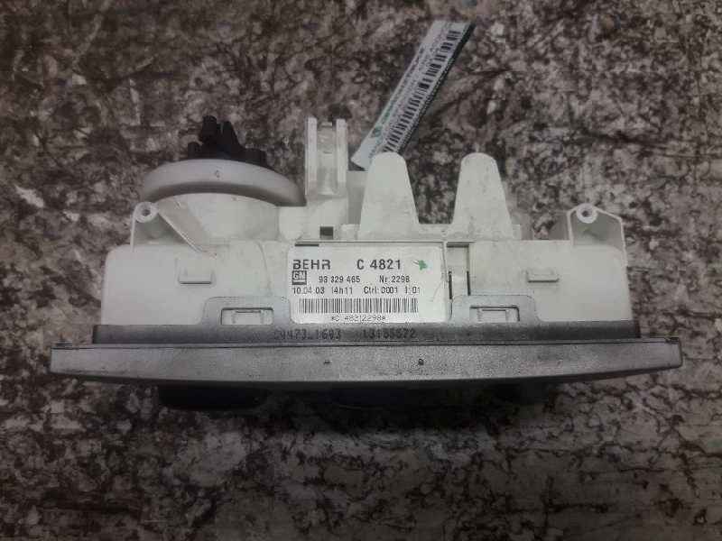Recambio de mando calefaccion / aire acondicionado para opel meriva blue line referencia OEM IAM 93329465 12 PINS 