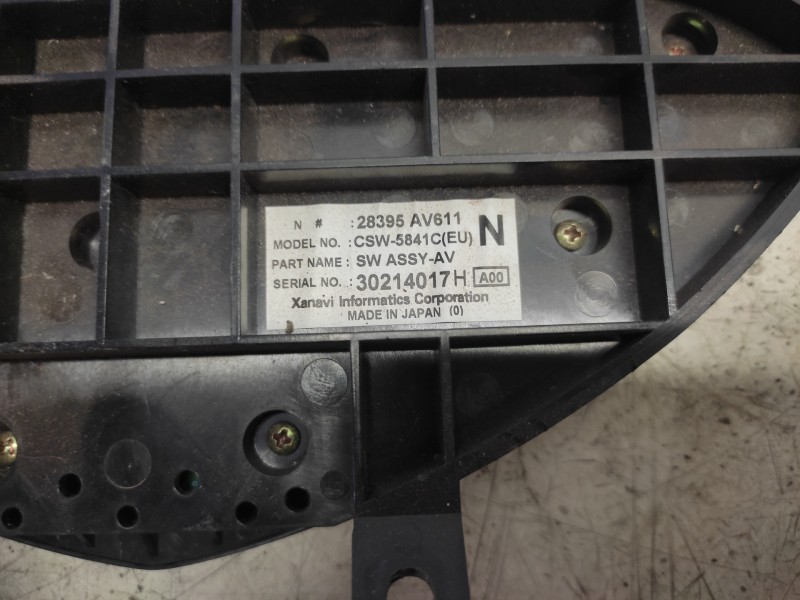 Recambio de mando calefaccion / aire acondicionado para nissan primera berlina (p12) acenta referencia OEM IAM 28395AV611 302140