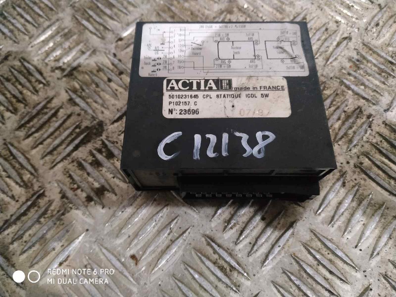 Recambio de modulo electronico para renault hd 250.18 premium e2 referencia OEM IAM 5010231645  