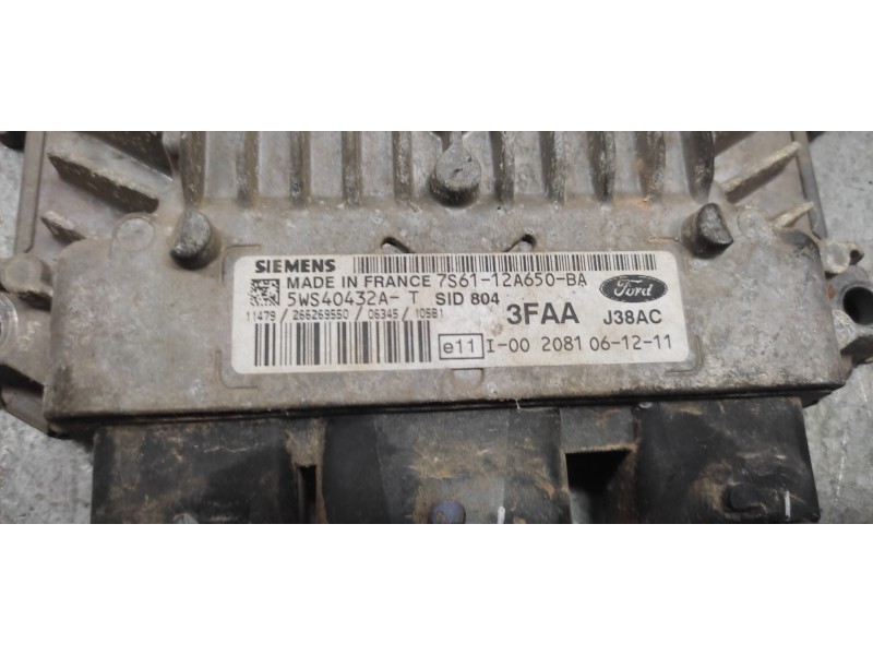 Recambio de centralita motor uce para ford fusion (cbk) ambiente referencia OEM IAM 7S6112A650BA 5WS40432A 