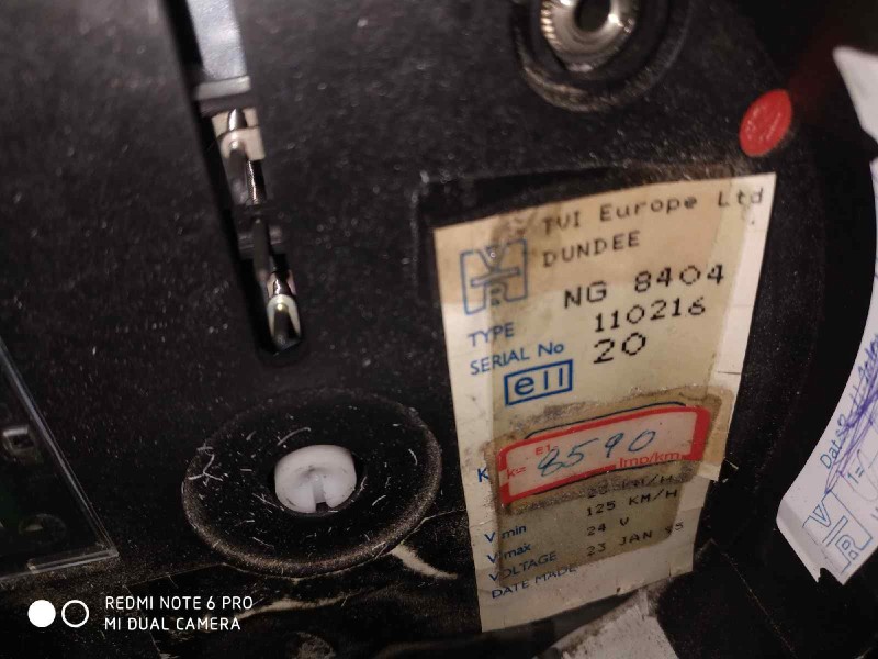 Recambio de tacografo para nissan trucks m m-90.150 referencia OEM IAM NG8404 110216 