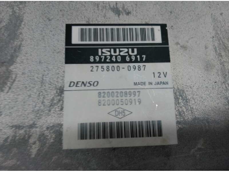 Recambio de centralita motor uce para renault vel satis (bj0) expression referencia OEM IAM 8200156879 2758000987 8972406917