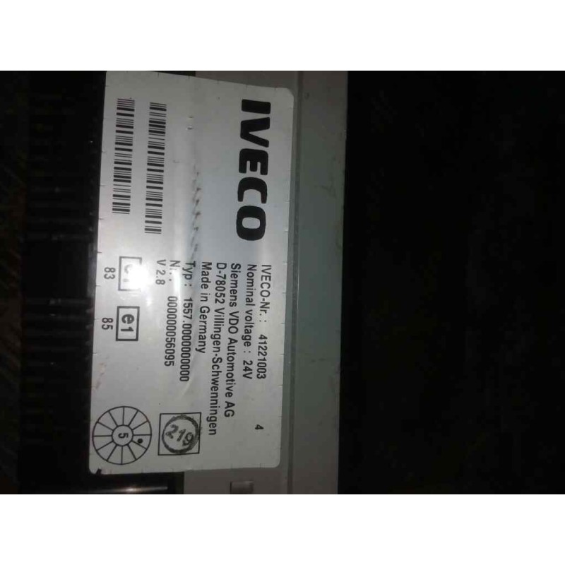 Recambio de cuadro instrumentos para iveco stralis (as) fsa t / fp lt 4x2 gran espacio referencia OEM IAM 41221003  