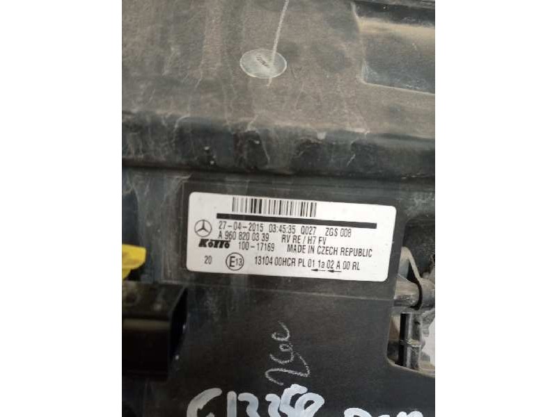 Recambio de faro derecho para mercedes-benz actros bm 963.xxx 2-achser referencia OEM IAM A9608200339  