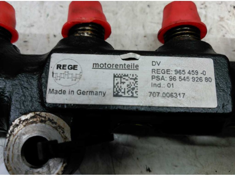 Recambio de rampa inyectora para peugeot 307 berlina (s2) xt referencia OEM IAM 9654592680  