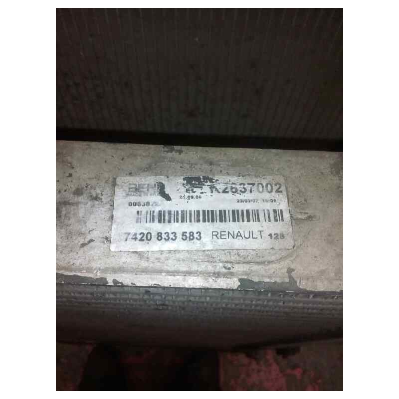Recambio de intercooler para renault magnum ab 2005 12.8 diesel referencia OEM IAM 7420833583 81CM ALTO/59CM LARGO 