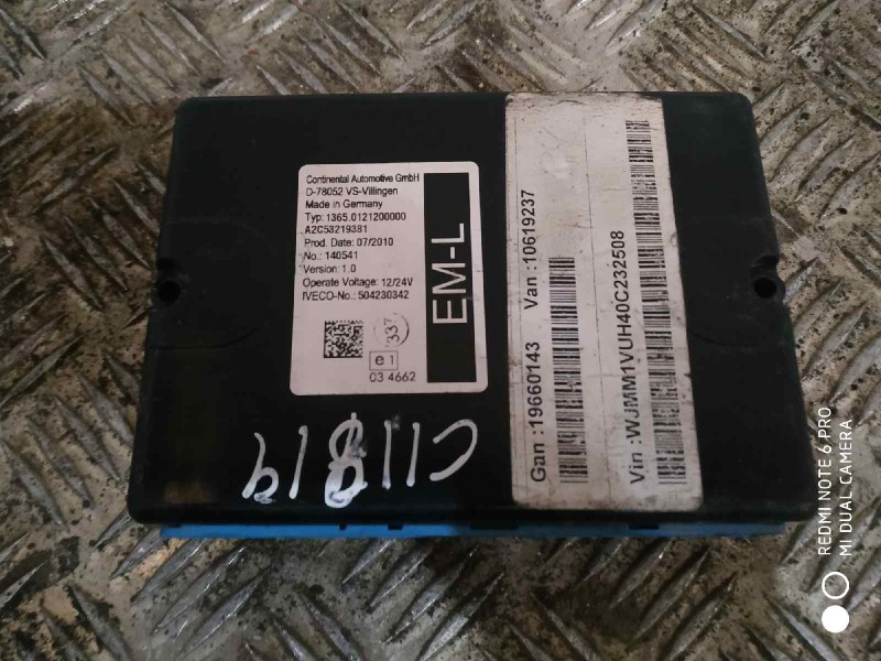 Recambio de modulo electronico para iveco stralis (as) fsa t / p 4x2 gran espacio referencia OEM IAM 504230342 13650121200000 
