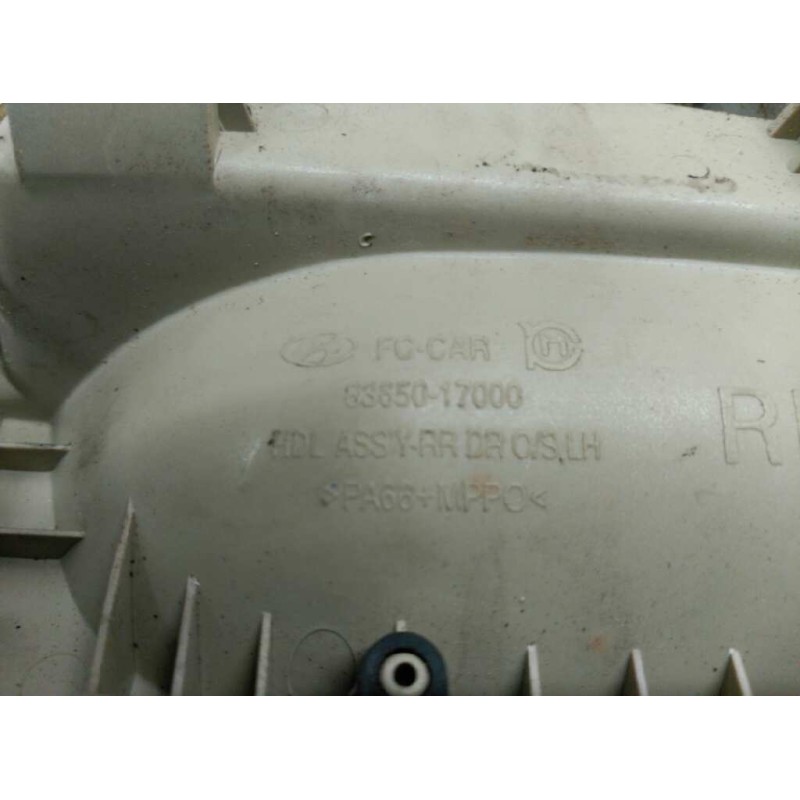 Recambio de maneta exterior trasera izquierda para hyundai matrix (fc) 1.8 gls referencia OEM IAM 03650-17000  