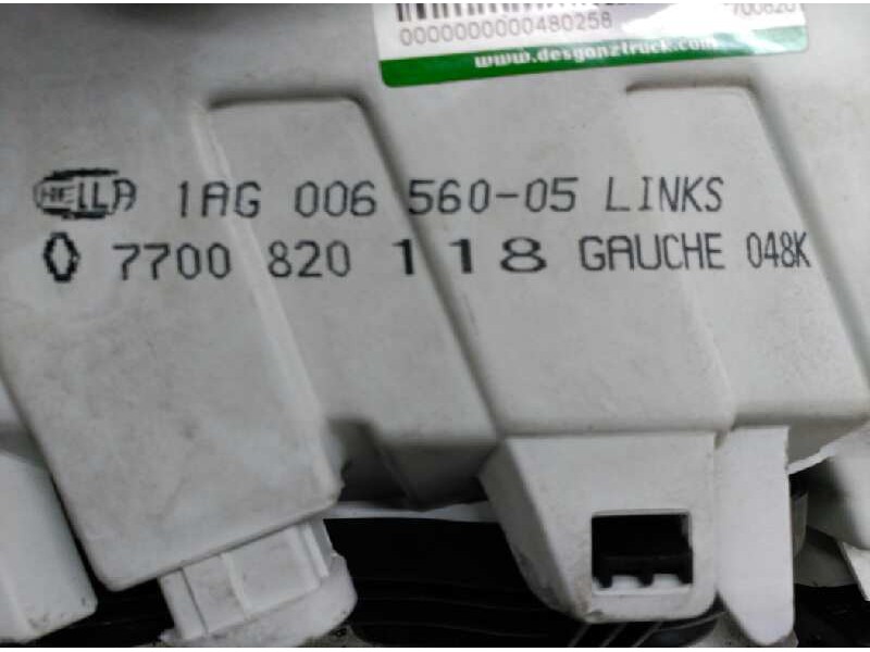 Recambio de faro izquierdo para renault laguna (b56) 1.8 rt (b56b) referencia OEM IAM 7700820118  