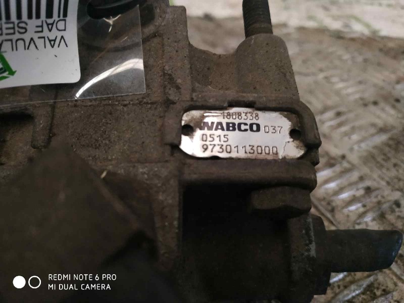 Recambio de valvula aire para daf serie xf105.xxx fsa 4x2ld space-cab referencia OEM IAM 1808338 9730113000 