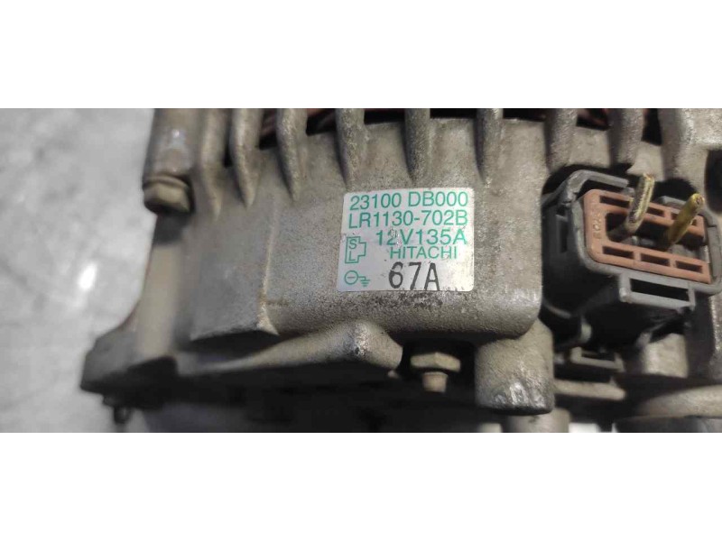 Recambio de alternador para renault mascott fg 120. 35/55/65 cabina individual referencia OEM IAM 23100DB000  