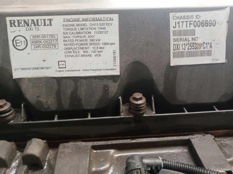 Recambio de motor completo para renault magnum ab 2005 12.8 diesel referencia OEM IAM DXI13520EVV  