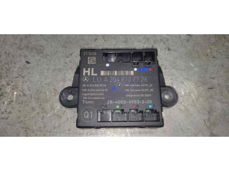 Recambio de modulo electronico para mercedes-benz clase c (w204) berlina 1.6 cat referencia OEM IAM A2048707726 A2048200526 