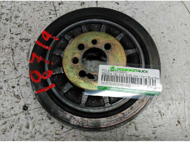 Recambio de polea cigueñal para skoda felicia berlina ( 791) blue sky referencia OEM IAM 028105243AC  