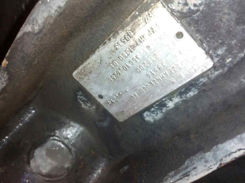 Recambio de grupo para man tgx 18.xxx fg / 4x2 bl xl referencia OEM IAM HY135001 38:14 