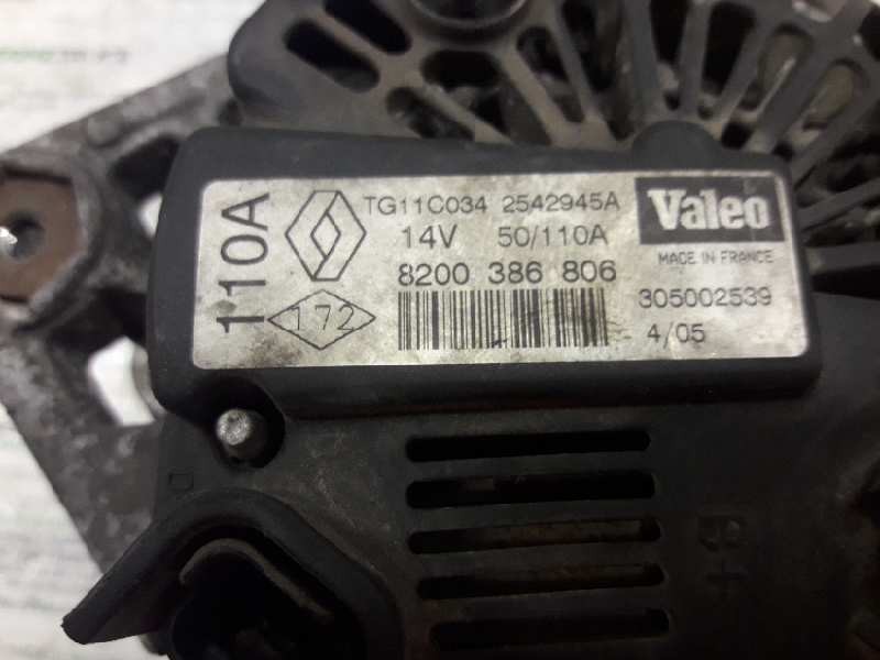 Recambio de alternador para renault megane ii classic berlina 1.5 dci diesel referencia OEM IAM 8200386806  