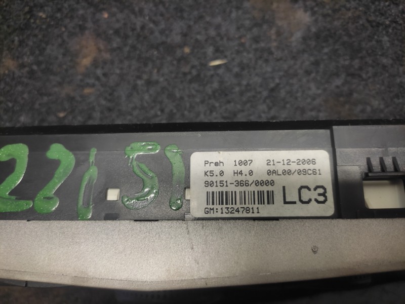 Recambio de mando calefaccion / aire acondicionado para opel astra h berlina cosmo referencia OEM IAM 901513660000 13247811 