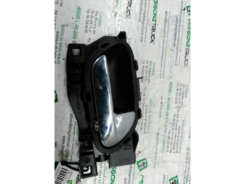 Recambio de maneta interior trasera derecha para peugeot 306 berlina 3/4/5 puertas (s2) boulebard referencia OEM IAM 9660525380 
