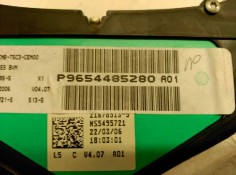 Recambio de cuadro instrumentos para peugeot 307 (s1) xr referencia OEM IAM P9654485280   2