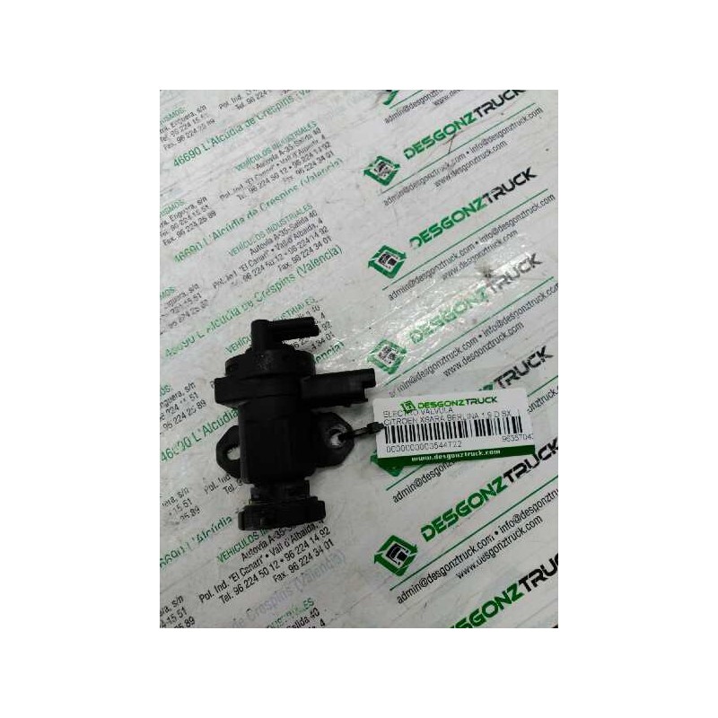 Recambio de electro valvula para citroën xsara berlina 1.9 d sx referencia OEM IAM 9635704380 BOSCH 0928400414