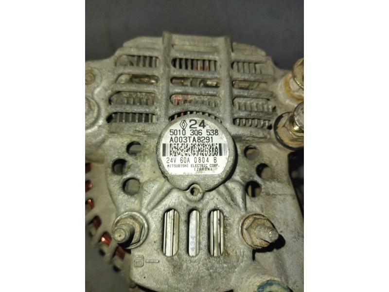 Recambio de alternador para renault midlum 7.2 diesel referencia OEM IAM 5010306538 A003TA8291 24V/60A