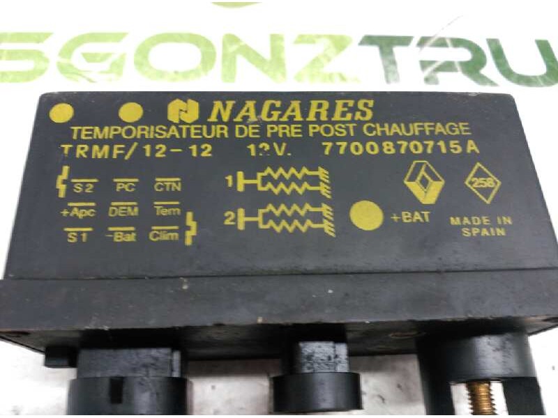 Recambio de caja precalentamiento para renault megane i berlina hatchback (ba0) 1.9 diesel referencia OEM IAM 7700870715A  
